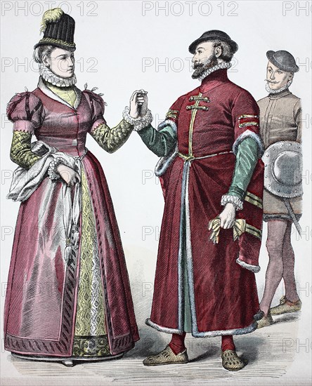 Folk traditional costume