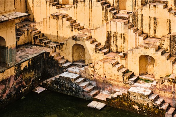 Panna Meena ka Kund stepwell in Amber