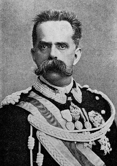 Umberto I. also Humbert I. with full name Umberto Rainerio Carlo Emanuele Giovanni Maria Ferdinando Eugenio di Savoia