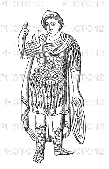 Byzantine warrior c. 700