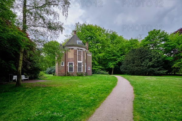 17th century old tea house theeuis in Park Arendsdorp