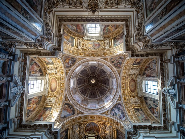 Dome and ornate ceiling