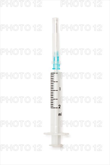 Syringe isolated on white background