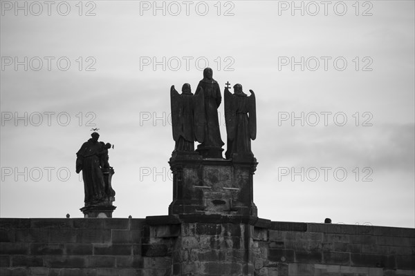 Statue of St. Francis Seraphicus on Charles Bridge