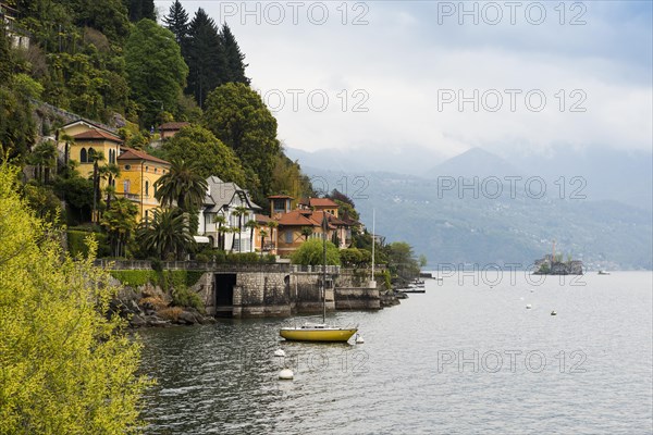 Colourful lakeside villas