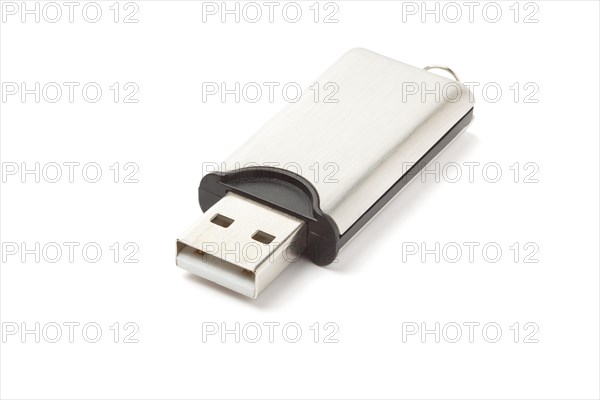 USB flash drive isolated on white background