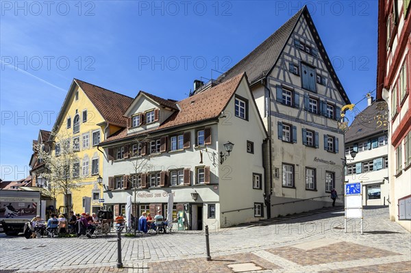 Half-timbered house and inn zum Stiefel