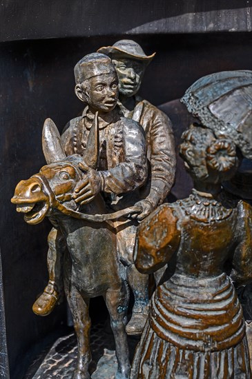 Detail from the Donkey Fountain