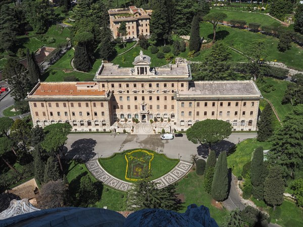 Blick von der Kuppel der Basilica di San Pietro