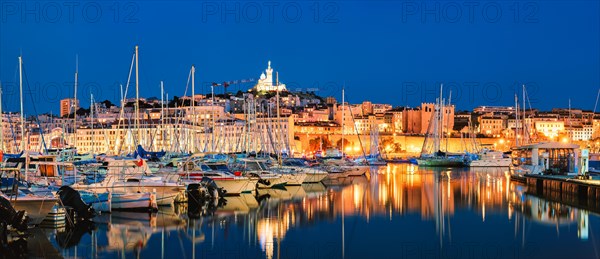 Panorama of Marseille Old Port
