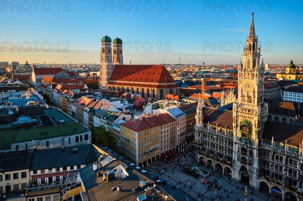 Aerial view of Munich