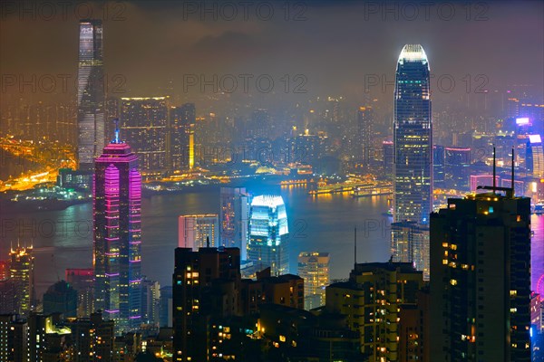 Famous view of Hong Kong