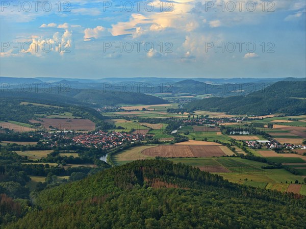 The Werratal and the villages of Grossburschla