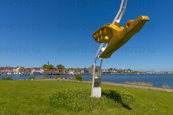 Golden figurehead of the Gorch Fock