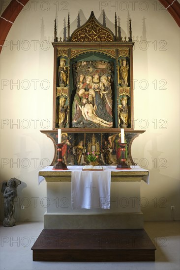 Carved altar from 1490