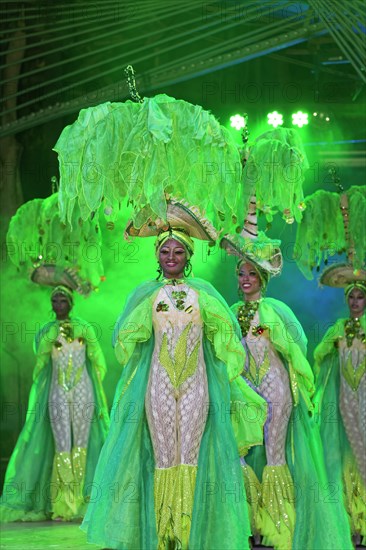 Dancer at the Tropicana open-air nightclub in the suburb of Marianao