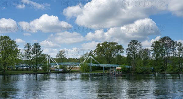 The Oberhavel footbridge at the former Oberhavel power station