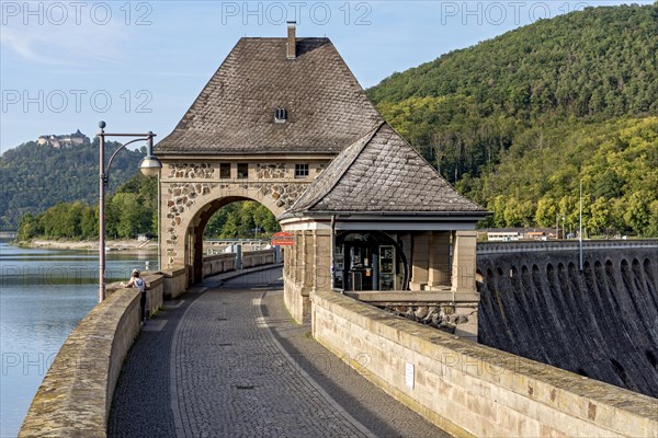 Southern gatehouse on dam