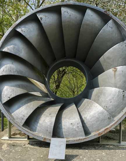 Turbine runner from Hohenwarte 1 pumped storage power station