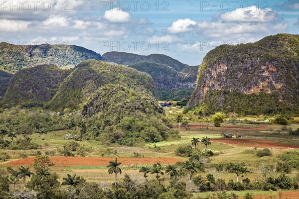 View from the Mirador Los Jazmines viewpoint of the landscape