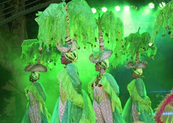 Dancer at the Tropicana open-air nightclub in the suburb of Marianao