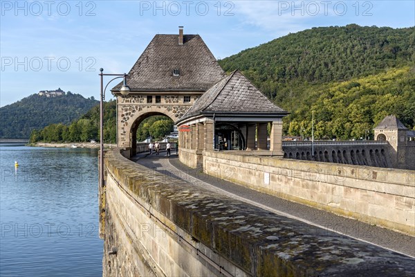 Southern gatehouse on dam