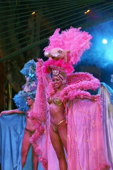 Dancer at the Tropicana open-air nightclub in the suburb of Marianao