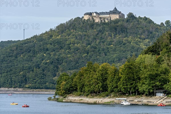 Waldeck Castle above Edersee Reservoir