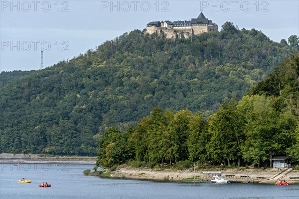 Waldeck Castle above Edersee Reservoir