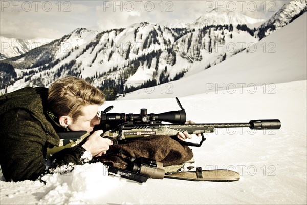 Mountain hunting Karwendel Mountains