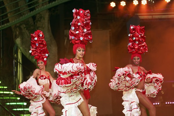 Dancer at the Tropicana open-air nightclub in the suburb of Marianao