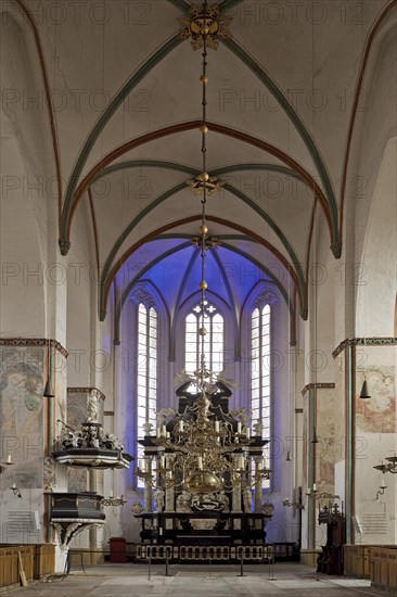 Nave of St. Jacob's Church towards the altar