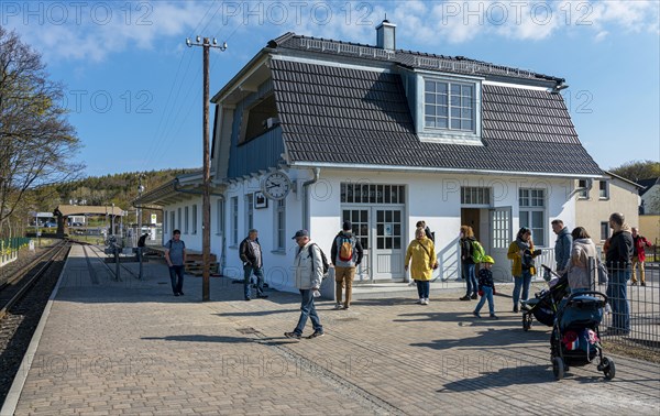 The Baabe station of the Ruegensche Baederbahn