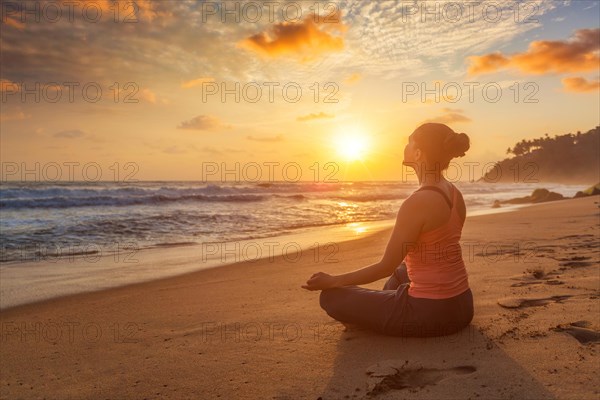 Woman doing yoga