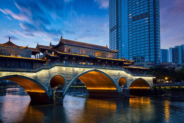 Famous landmark of Chengdu