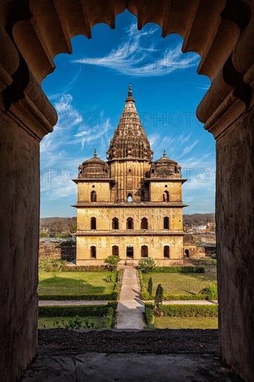 Royal cenotaphs of Orchha in Orchha