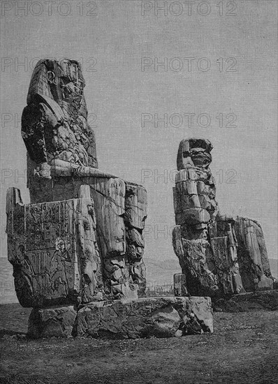 The Memnon Colossi el-Colossat or es-Salamat