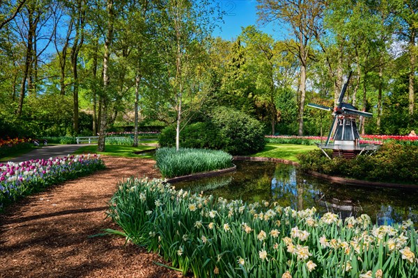 Keukenhof flower garden