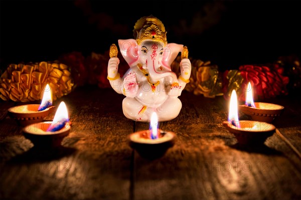 Ganesh Chaturthi or Diwali concept