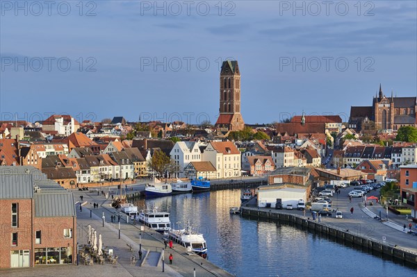 View from the Ohlerich Warehouse over the Old Harbour to Wismar