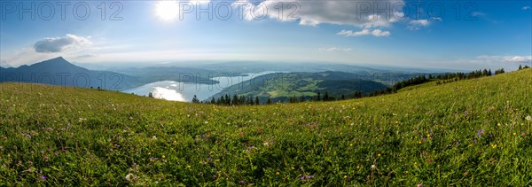 View from Gnipen towards Rigi and Mittelland