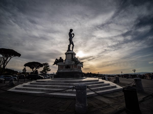 Statue of David in Piazzale Michelangelo