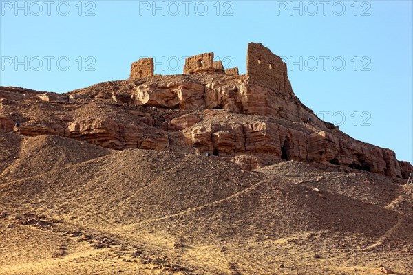 Royal tombs on the Nile near Aswan