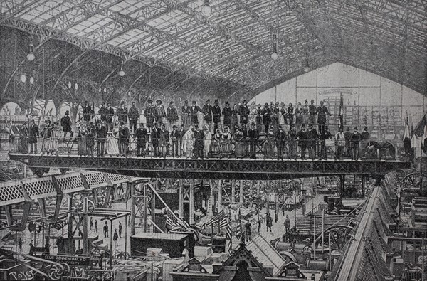 Machine Hall of the 1889 World's Fair in Paris