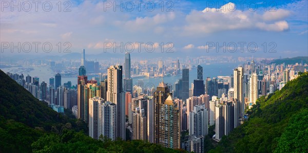 Famous view of Hong Kong