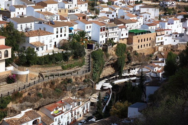 White village in the Sierra de Grazalema