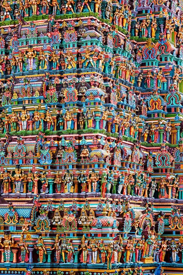 Hindu temple gopura