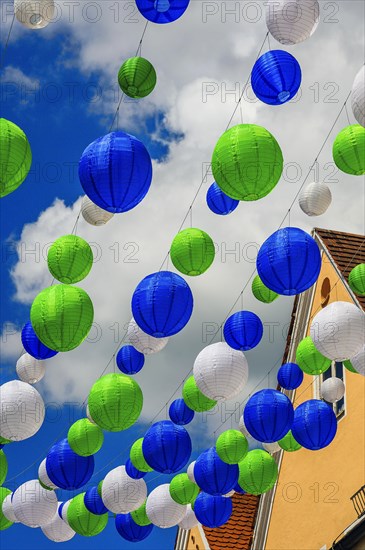 Lanterns over the road