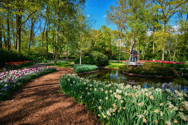 Keukenhof flower garden