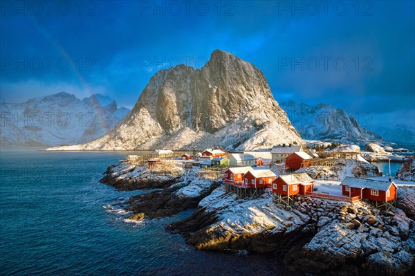 Hamnoy fishing village on Lofoten Islands